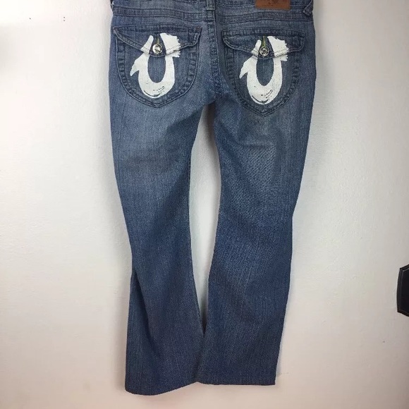 True Religion Painted Horseshoe Flap Altered - Picture 6 of 7